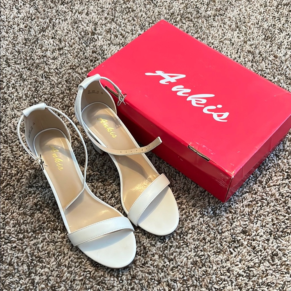White 5 Inch Heels